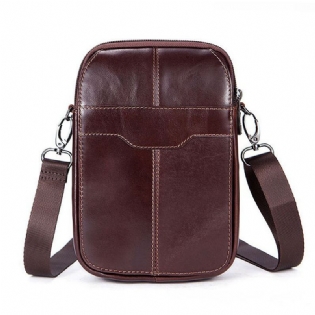 Kvinder Ægte Læder Casual Business Vintage Crossbody Taske