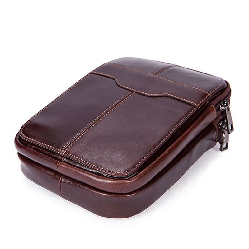 Kvinder Ægte Læder Casual Business Vintage Crossbody Taske