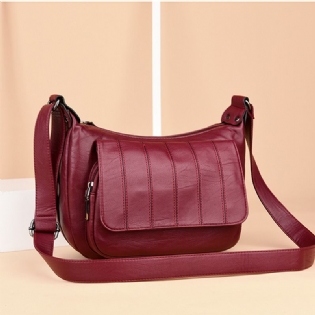 Kvinder Blødt Læder Fritid Crossbody Tasker Messenger Tasker