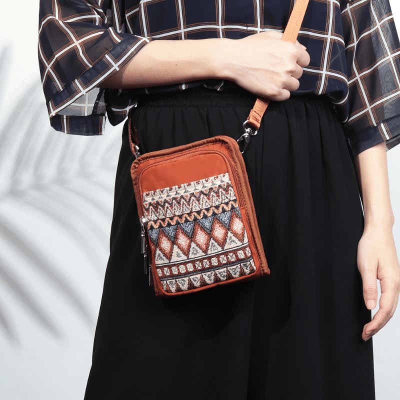 Kvinder Canvas Bohemian Shoulder Crossbody Taske