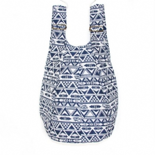 Kvinder Etnisk Canvas Patchwork Crossbody-taske