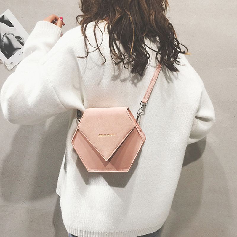 Kvinder Imiteret Læder Breif Fritid Crossbody Bag Skuldertaske
