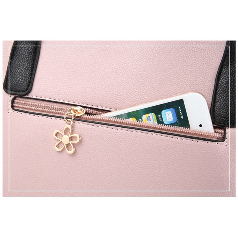 Kvinder Læder Håndtaske Hobo Taske Skulder Crossbody Messenger Rejse Tote Pung