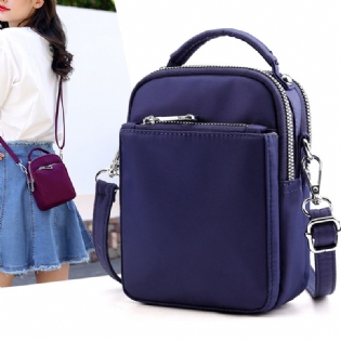 Kvinder Mini Lille Letvægts Skuldertaske Crossbody-taske Telefontaske