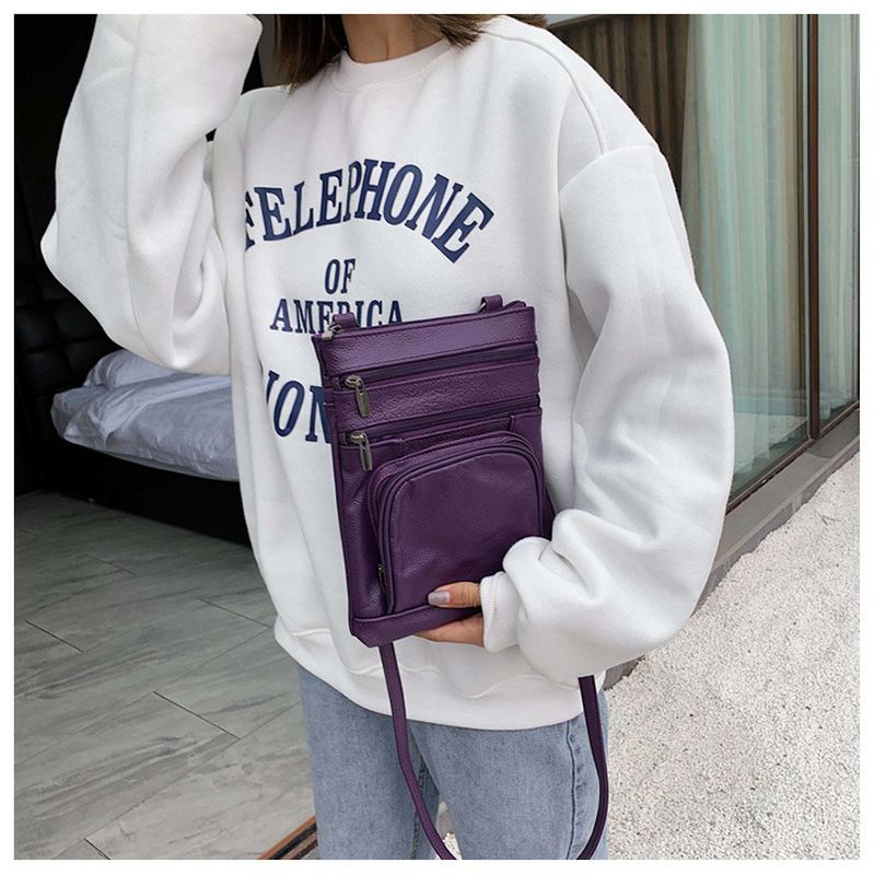 Kvinder Multi-pocket Multifunktionel Skuldertaske Crossbody Taske