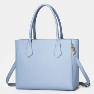 Kvinder Multi-purpose Solid Color Casual Ourdoot Shopping Håndtaske Skuldertaske Cross Body Bag