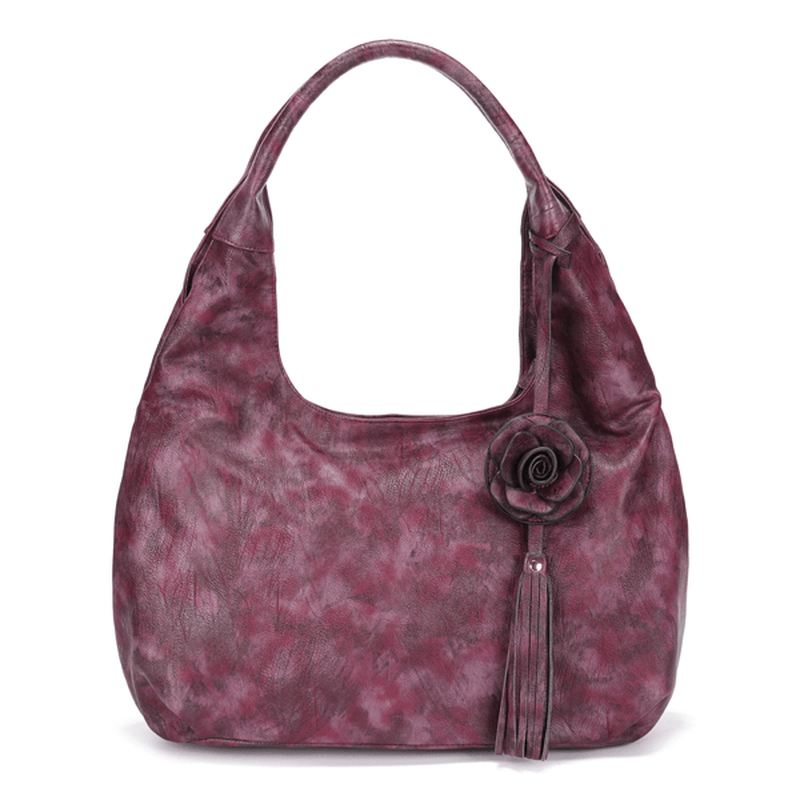 Kvinder National Style Vintage Floral Crossbody Taske