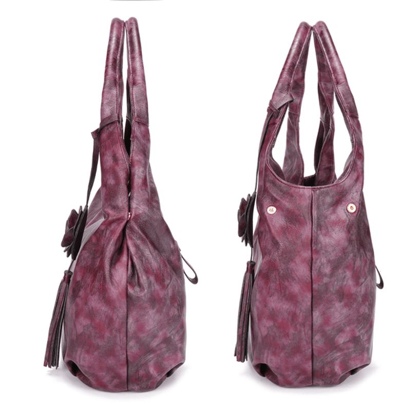 Kvinder National Style Vintage Floral Crossbody Taske