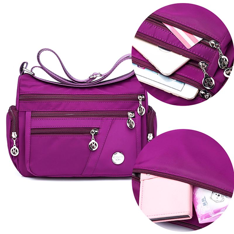 Kvinder Nylon Vandafvisende Crossbody Skuldertaske Casual Original Taske