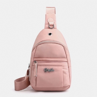 Kvinder Nylon Vandtæt Brysttaske Crossbody Taske