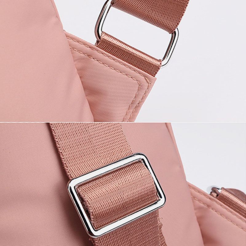 Kvinder Nylon Vandtæt Brysttaske Crossbody Taske