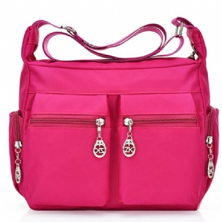 Kvinder Nylon Vandtæt Outdoor Crossbody Bag Skuldertaske