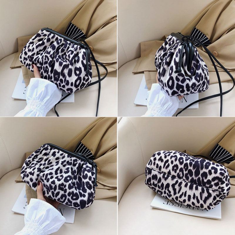 Kvinder Plys Pouch Crossbody Bag Mode Cloud Bag Skuldertaske