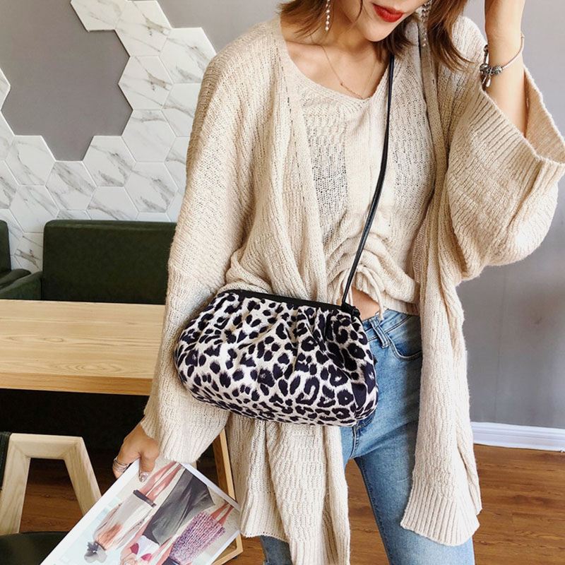 Kvinder Plys Pouch Crossbody Bag Mode Cloud Bag Skuldertaske