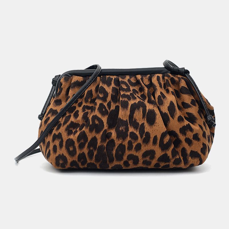 Kvinder Plys Pouch Crossbody Bag Mode Cloud Bag Skuldertaske