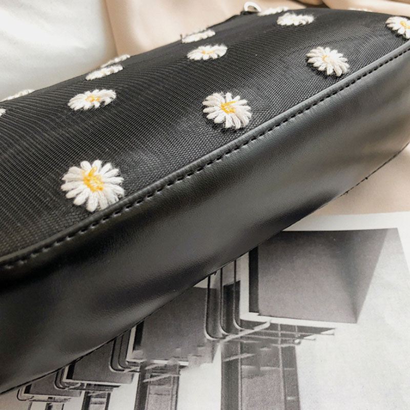 Kvinder Prikket Trykt Skuldertaske Crossbody Taske