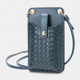 Kvinder Pu-læder Anti-tyveri Multi-card Slot Kortholder 6.5 Tommer Telefontaske Crossbody Taske Skuldertaske