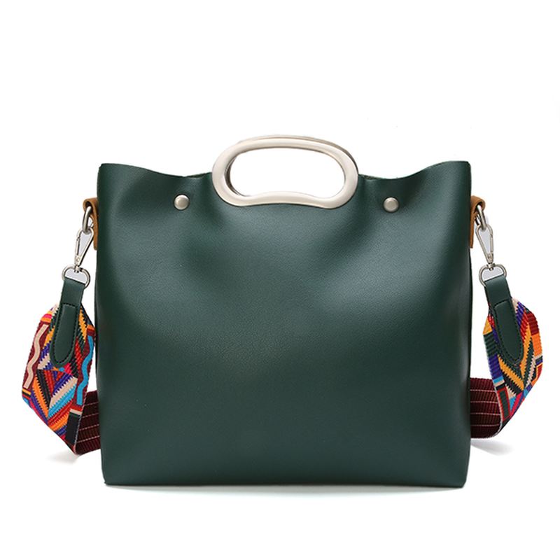 Kvinder Pu-læder Crossbody-taske Casual Crossbody-taske Billedpakke