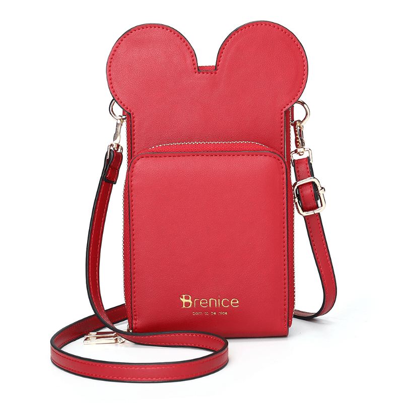 Kvinder Søde Dyr Telefontaske Solid Crossbody Taske