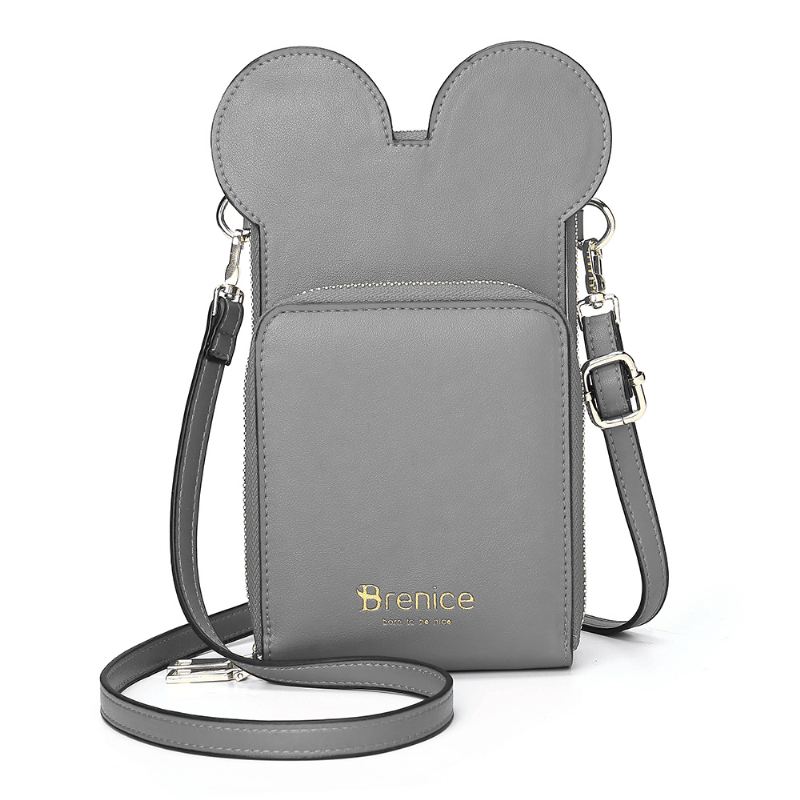 Kvinder Søde Dyr Telefontaske Solid Crossbody Taske