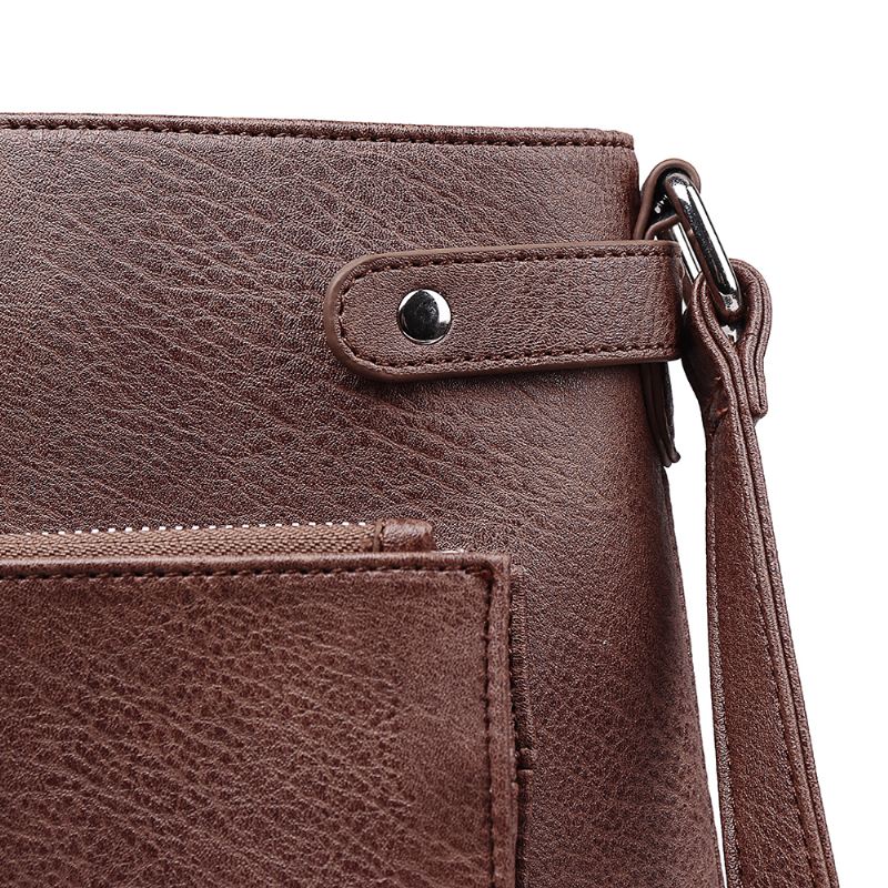 Kvinder Solid Kortholder Multifunktion Crossbody Taske