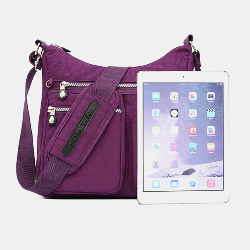 Kvinder Vandtæt Stor Kapacitet Multi-layer Multifunktionel Crossbody Bag Skuldertaske