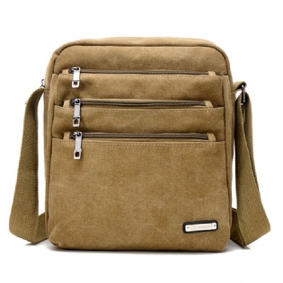 Mænd Canvas Outdoor Leisure Crossbody Tasker