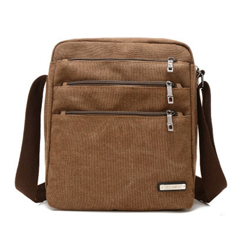 Mænd Canvas Outdoor Leisure Crossbody Tasker