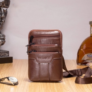 Mænd Casual Crossbody-taske Telefontaske Multi-pocket Bag Outdoor Daily Bag