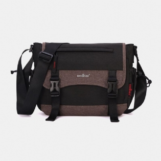 Mænd Denim Large Capacity Multi-compartment Crossbody Skuldertaske Sling Bag Rejsetaske