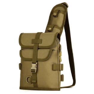 Mænd Kvinder Outdoor Tactical Skuldertaske Dobbeltbrug Sports Vandreture Multifunktion Rygsæk