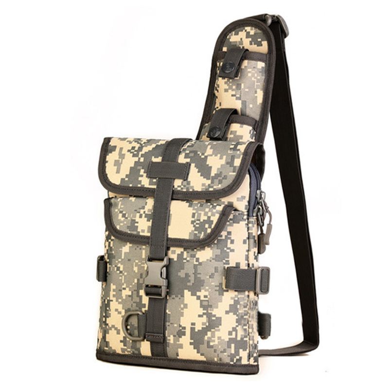 Mænd Kvinder Outdoor Tactical Skuldertaske Dobbeltbrug Sports Vandreture Multifunktion Rygsæk