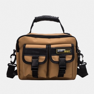Mænd Lærred Med Stor Kapacitet Usb-opladning Vintage Hippie Messenger Bag Crossbody Bag Skuldertaske