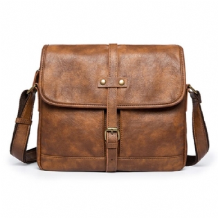 Mænd Minimalistisk Retro Casual Messenger Skulder Crossbody Taske