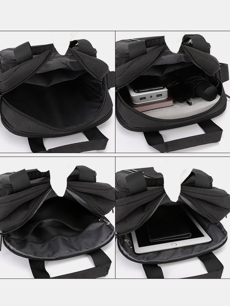 Mænd Mode Casual Skuldertaske Crossbody Bag Messenger Bag