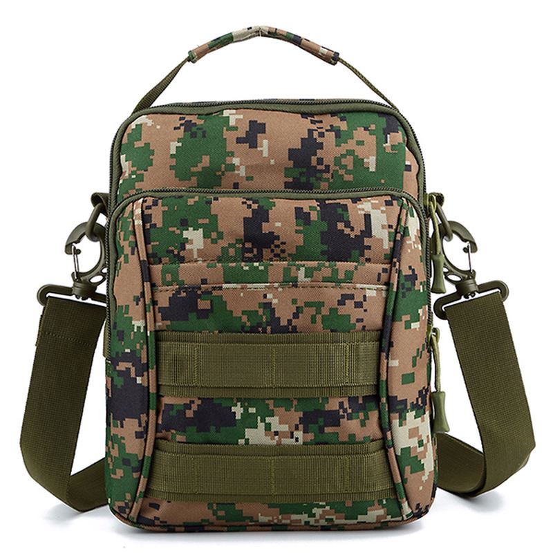 Mænd Udendørs Sport Rejse Camouflage Farve Taktisk Skulder Crossbody Taske
