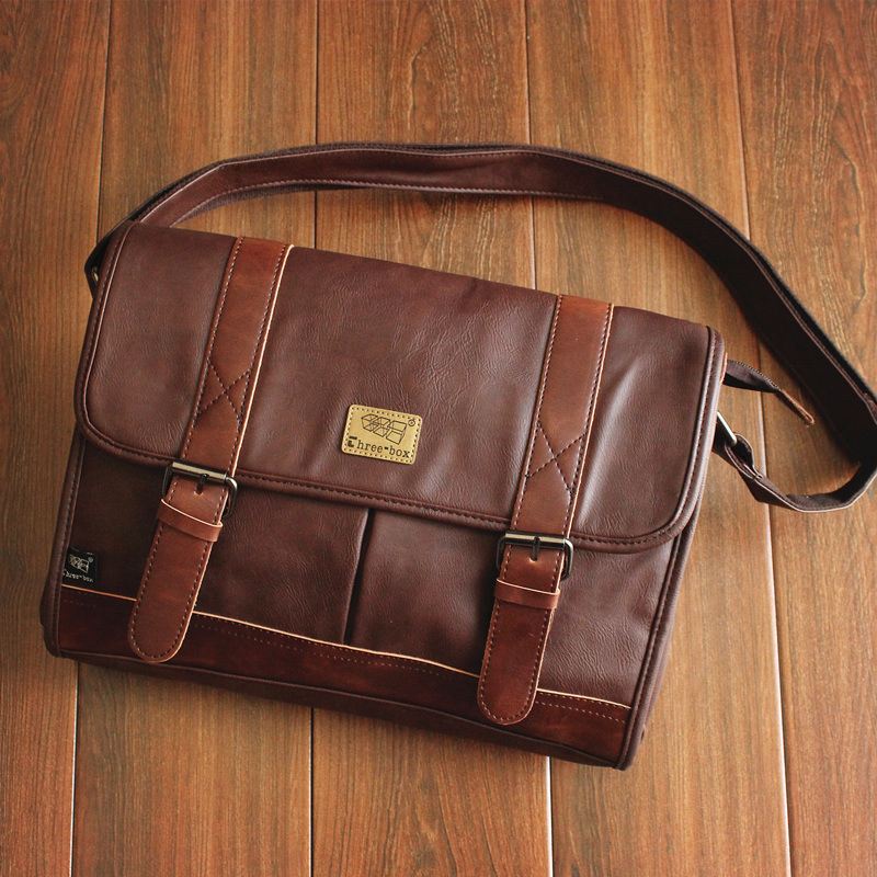 Stor Kapacitet Casual Messenger Bag Crossbody Taske Til Mænd