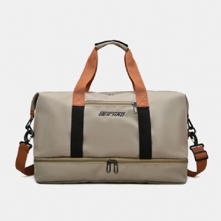 Unisex To-lags Crossbody-taske Med Stor Kapacitet 32l Oxford Multi-lommer Vandtæt Håndtaske Sommerrejser