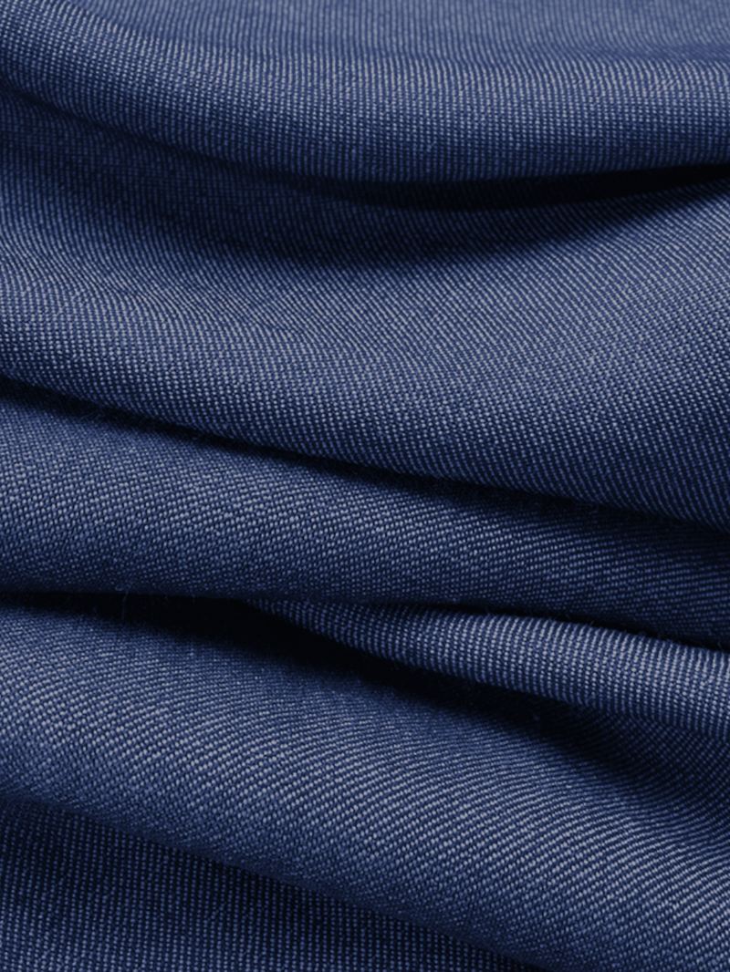 Kvinder Ren Farve Elastisk Talje Simple Swing-nederdele Med Lomme