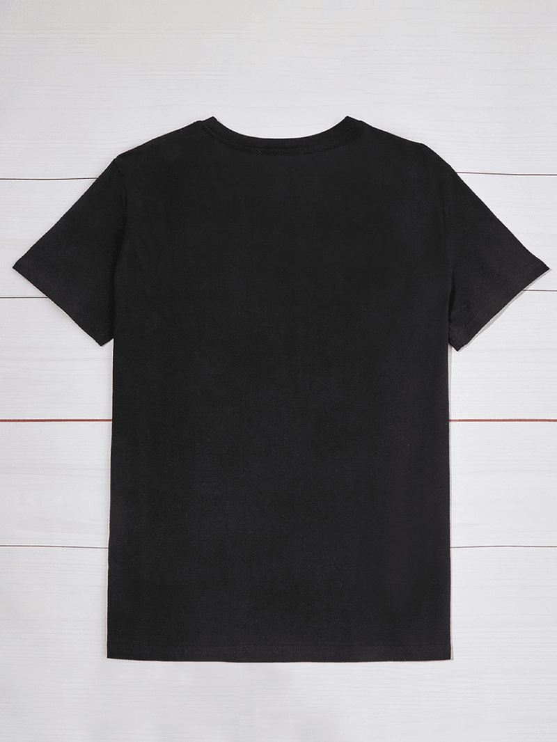 Kvinder Oriental Dragon Graphics O-hals Casual Kortærmede T-shirts