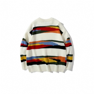 Autumn Youth Herretrøje Langærmet Løstsiddende Sweater Til Mænd Og Kvinder