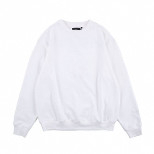 Herre Sweater Med Rund Hals Løs Og Trendy All-match Drengesweater