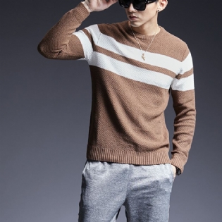 Herretrøje All-match All-match Sweater Stribet Sweater Herre