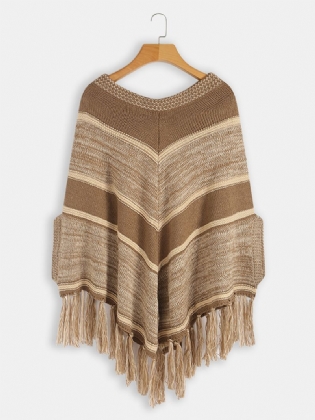 Kvinder Casual Stripe Langærmede Sweatere