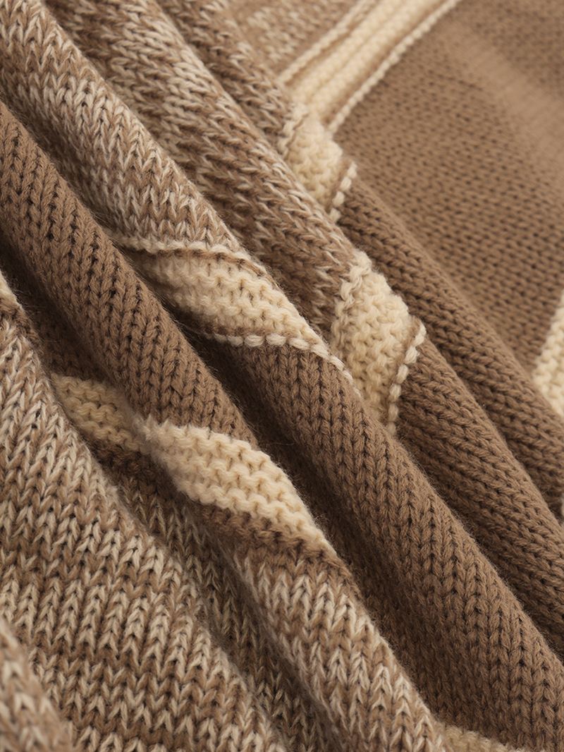 Kvinder Casual Stripe Langærmede Sweatere