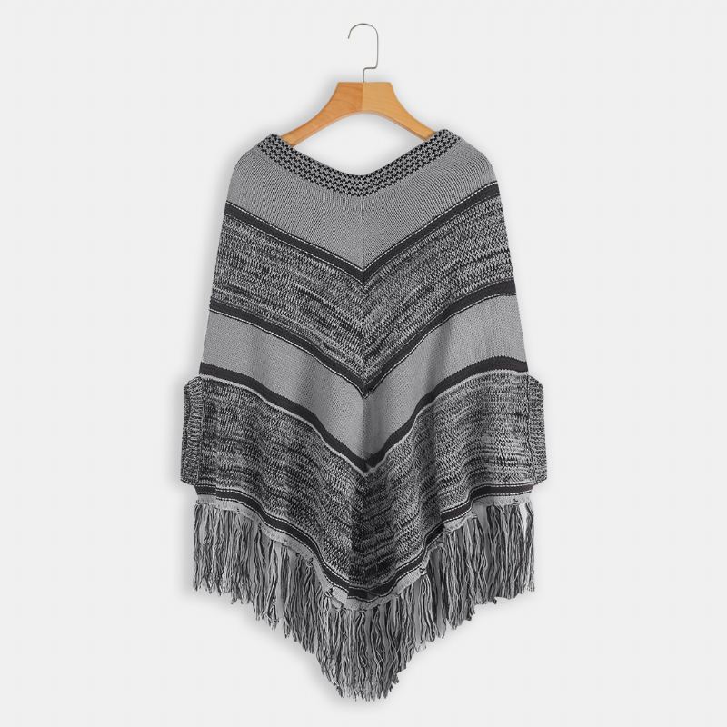 Kvinder Casual Stripe Langærmede Sweatere