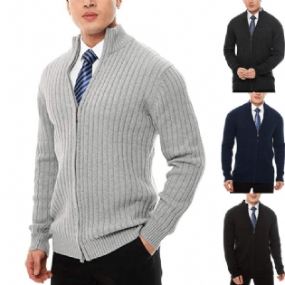 Suit Krave Cardigan Strikket Sweater Coat