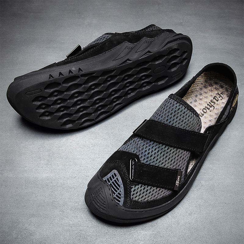 Mænd Åndbar Mesh Skridsikker Casual Flats Sko