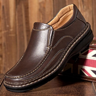Mænd Åndbar Skridsikker Blød Sål Slip-on Casual Sko