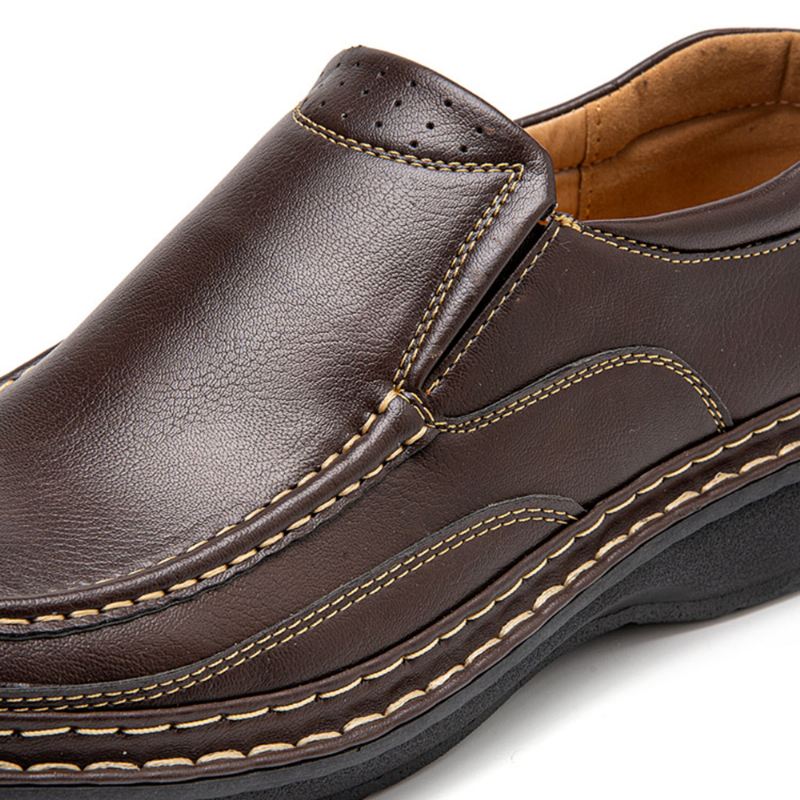 Mænd Åndbar Skridsikker Blød Sål Slip-on Casual Sko